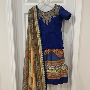 Blue Lehenga
